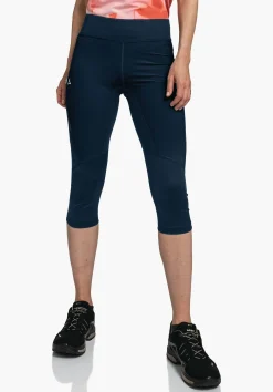 WOMEN SCHÖFFEL Pants Long<Abrasion resistant & lightweight 3/4 hiking tights blue