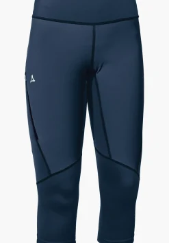 WOMEN SCHÖFFEL Pants Long<Abrasion resistant & lightweight 3/4 hiking tights blue