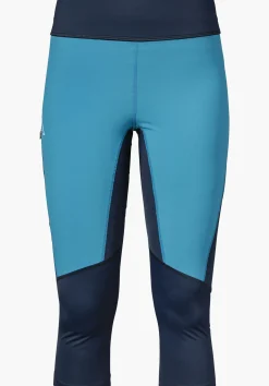 WOMEN SCHÖFFEL Pants Long<Abrasion resistant & lightweight 3/4 hiking tights blue