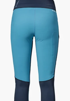 WOMEN SCHÖFFEL Pants Long<Abrasion resistant & lightweight 3/4 hiking tights blue