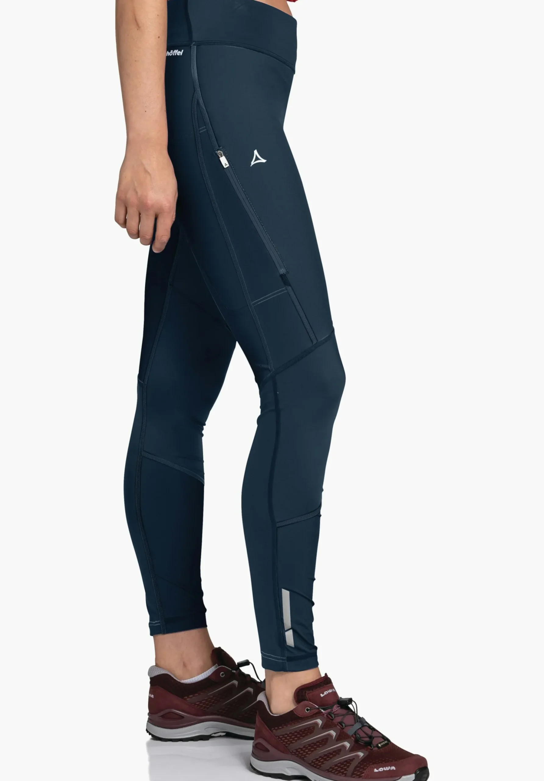 WOMEN SCHÖFFEL Pants Long<Abrasion resistant and lightweight hiking tights blue