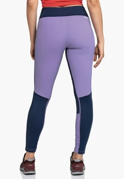 WOMEN SCHÖFFEL Pants Long<Abrasion resistant and lightweight hiking tights blue