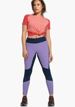 WOMEN SCHÖFFEL Pants Long<Abrasion resistant and lightweight hiking tights blue