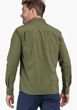 MEN SCHÖFFEL <Always dry in comfortable hiking shirt rot