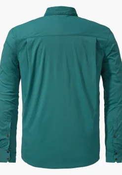 MEN SCHÖFFEL <Always dry in comfortable hiking shirt rot