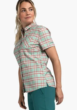 WOMEN SCHÖFFEL Trek & Hike<Basic blouse with comfortable feel green