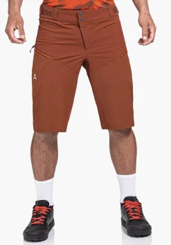 MEN SCHÖFFEL Bike<Bike Short with material reinforcements rot