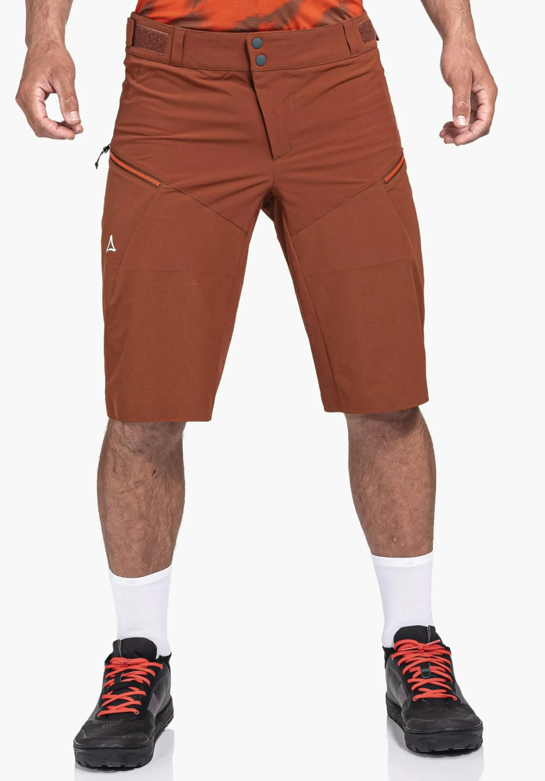MEN SCHÖFFEL Bike<Bike Short with material reinforcements rot