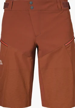 MEN SCHÖFFEL Bike<Bike Short with material reinforcements rot