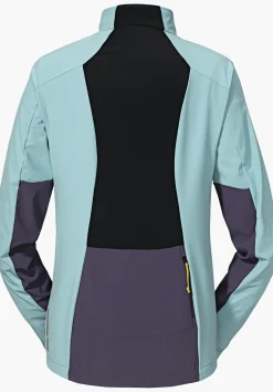 WOMEN SCHÖFFEL Bike<Bike softshell jacket in a material mix rot