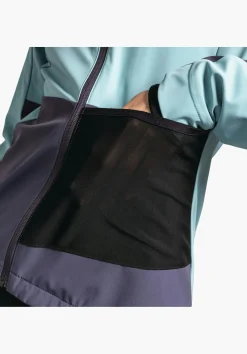 WOMEN SCHÖFFEL Bike<Bike softshell jacket in a material mix rot