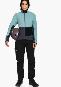 WOMEN SCHÖFFEL Bike<Bike softshell jacket in a material mix rot