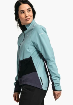 WOMEN SCHÖFFEL Bike<Bike softshell jacket in a material mix rot