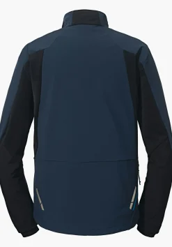 MEN SCHÖFFEL Bike<Bike softshell jacket in a material mix orange