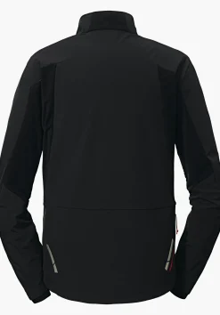 MEN SCHÖFFEL Bike<Bike softshell jacket in a material mix orange