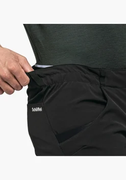 MEN SCHÖFFEL Pants Long|Bike<Bike softshell pants in a material mix black