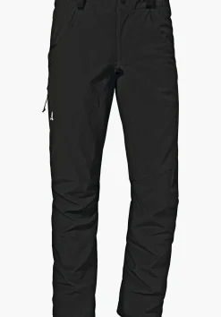 MEN SCHÖFFEL Pants Long|Bike<Bike softshell pants in a material mix black
