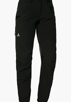 WOMEN SCHÖFFEL Bike|Pants Long<Bike softshell pants in a material mix black