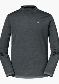 MEN SCHÖFFEL Skiing<Body temperature regulating Merino shirt blue