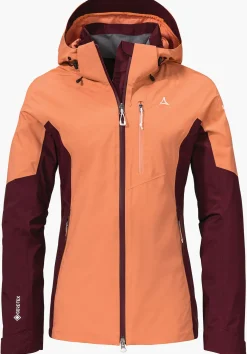 WOMEN SCHÖFFEL Outdoor Jackets<Breathable GORE-TEX hiking jacket red