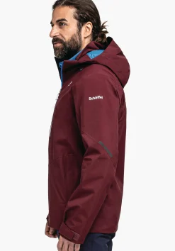MEN SCHÖFFEL Trek & Hike|Outdoor Jackets<Breathable GORE-TEX hiking jacket red