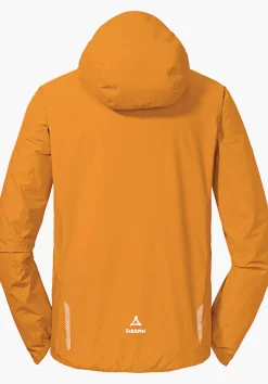 MEN SCHÖFFEL Bike<Breathable rain jacket for cycle trips rot