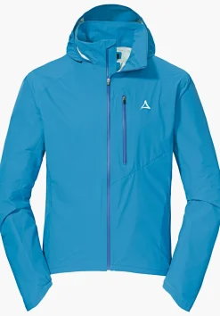 MEN SCHÖFFEL Bike<Breathable rain jacket for cycle trips rot