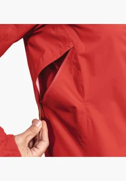 WOMEN SCHÖFFEL Bike<Breathable rain jacket for cycle trips red