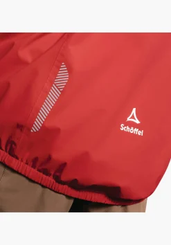WOMEN SCHÖFFEL Bike<Breathable rain jacket for cycle trips red