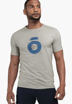 MEN SCHÖFFEL <Breathable t shirt for hiking orange