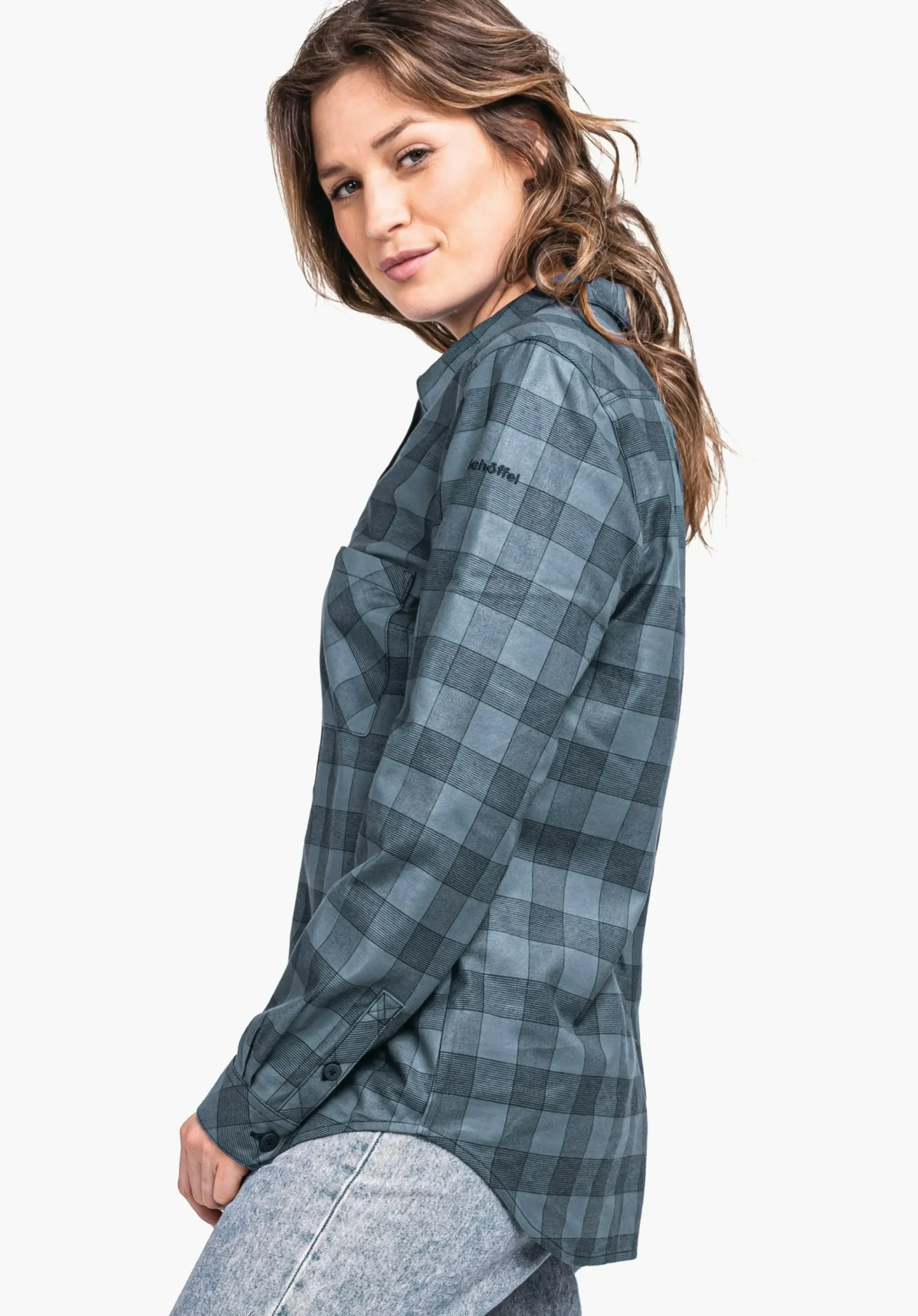 WOMEN SCHÖFFEL Travel/Leisure<Casual blouse from Tencel material mix red