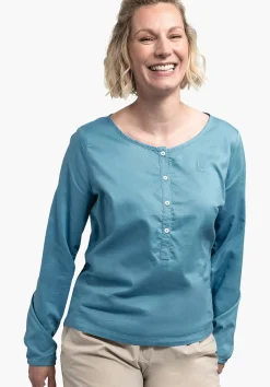 WOMEN SCHÖFFEL Travel/Leisure<Casual breathable blouse white