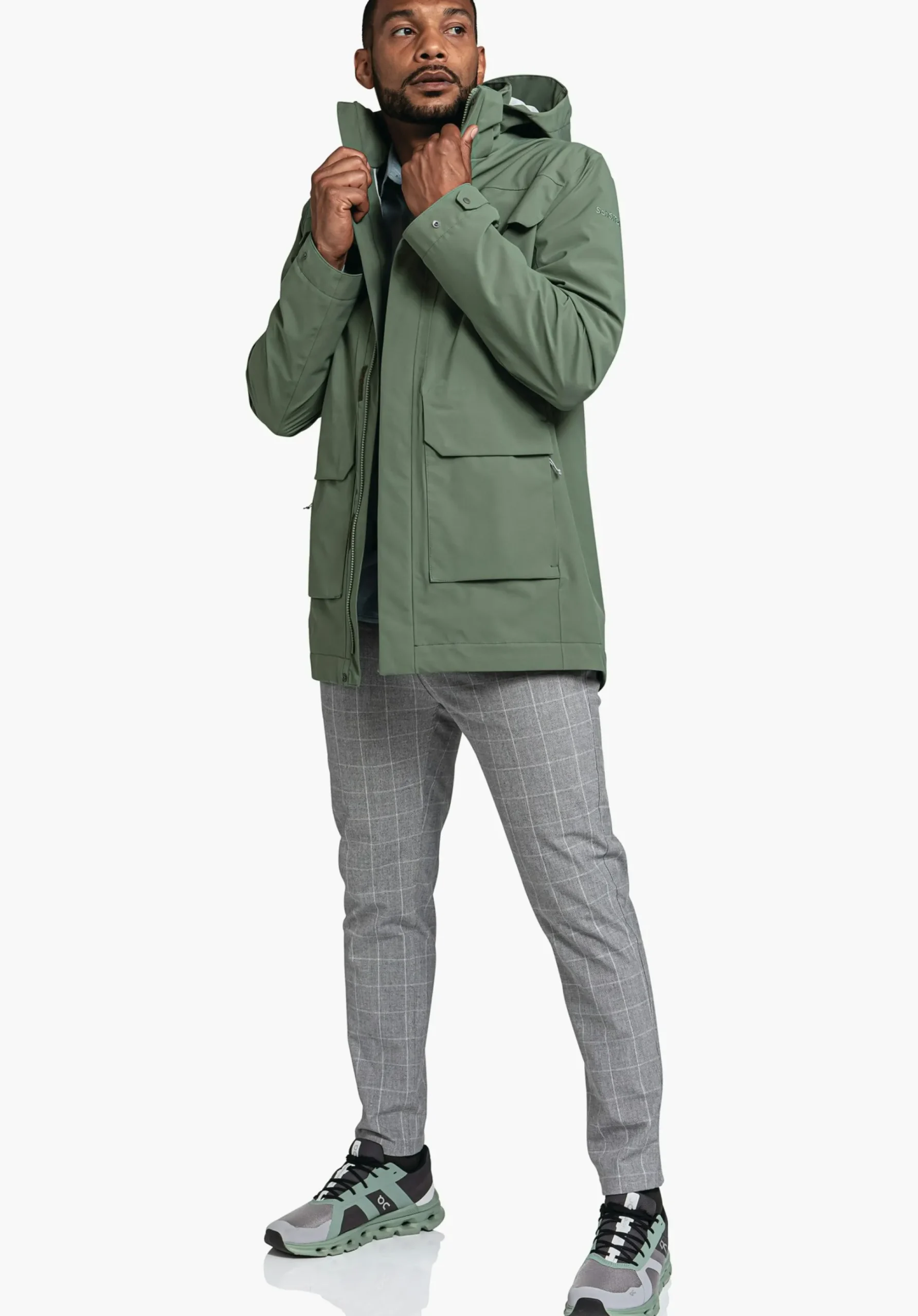 MEN SCHÖFFEL Travel/Leisure|Outdoor Jackets<Casual look waterproof jacket beige
