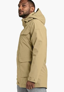 MEN SCHÖFFEL Travel/Leisure|Outdoor Jackets<Casual look waterproof jacket beige