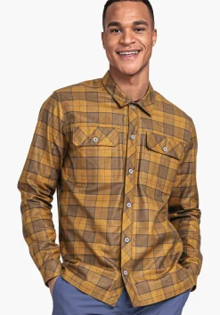MEN SCHÖFFEL Travel/Leisure<Casual shirt made of Tencel material mix red