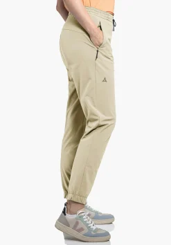 WOMEN SCHÖFFEL Travel/Leisure|Pants Long<Comfortable & water repellent casual pants braun