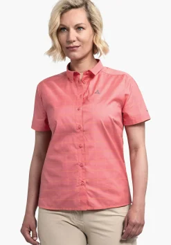 WOMEN SCHÖFFEL <Comfortable and lightweight hiking blouse rosa