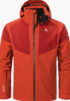 MEN SCHÖFFEL Skiing<Comfortable and waterproof ski jacket orange