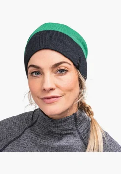 MEN SCHÖFFEL Skiing<Comfortable knitted hat with a fleece headband red