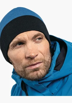 MEN SCHÖFFEL Skiing<Comfortable knitted hat with a fleece headband red