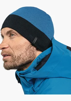 MEN SCHÖFFEL Skiing<Comfortable knitted hat with a fleece headband red