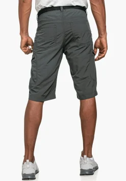 MEN SCHÖFFEL Travel/Leisure|Pants Short<Comfortable leisure shirts with pocket brown