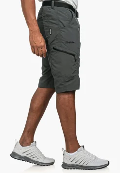 MEN SCHÖFFEL Travel/Leisure|Pants Short<Comfortable leisure shirts with pocket brown