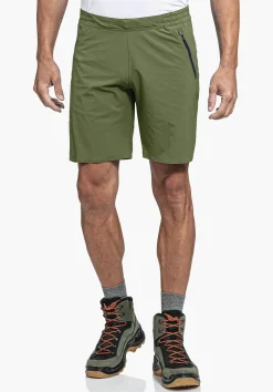 MEN SCHÖFFEL Pants Short<Comfortable shorts for sporty hikes grün
