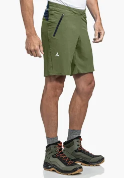 MEN SCHÖFFEL Pants Short<Comfortable shorts for sporty hikes grün