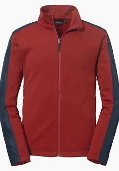 MEN SCHÖFFEL Travel/Leisure<Comfortable ZipIn! fleece jacket red