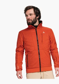 MEN SCHÖFFEL Skiing|Down- / Thermojacket<Developed with Felix Neureuther orange