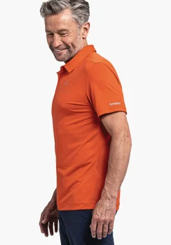 MEN SCHÖFFEL <Eco friendly & stylish polo orange