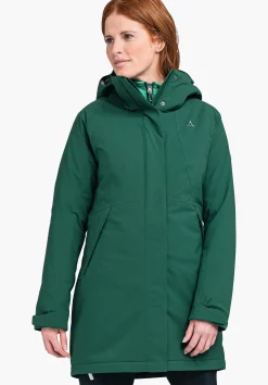 WOMEN SCHÖFFEL Parka / Coat|Outdoor Jackets|Trek & Hike<Elegant parka for comfortable hikes rot