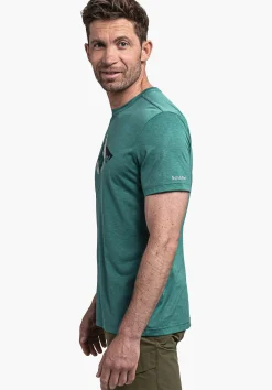 MEN SCHÖFFEL <Environmentally friendly t shirt for hiking grün